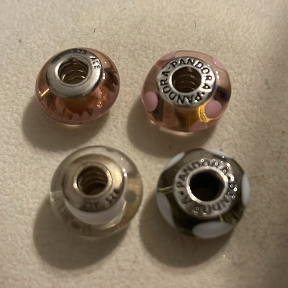 EUC Set of PANDORA Murano Beads - Picture 5 of 5